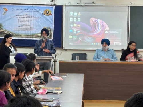  2026-03-02 A Special Lecture On Census Was Organized At Government College Ropar